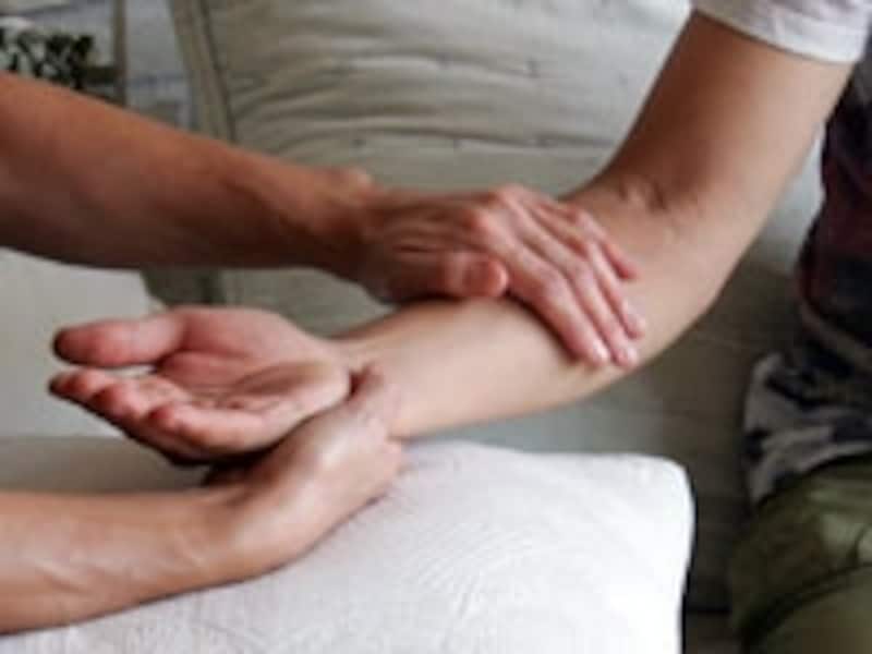 オイルをのばす