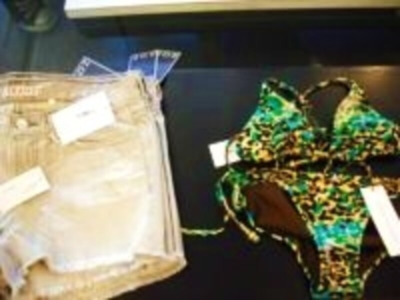 J BrandのデニムとDVFのビキニ