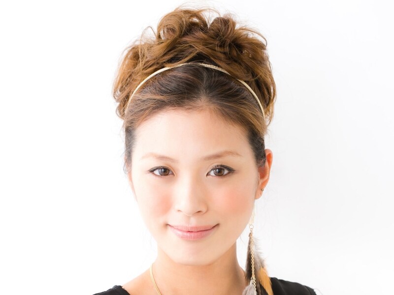 ミディアムヘアパーティアレンジ