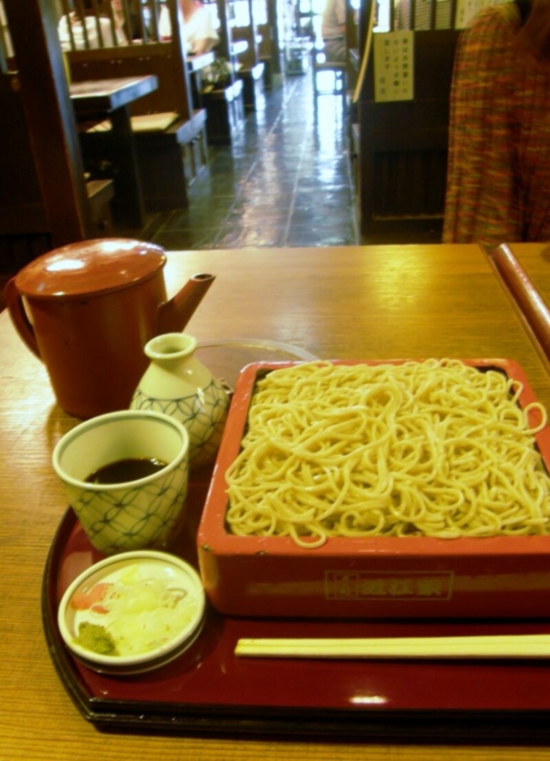 そば粉10に対しつなぎ2の同店の“外二八”そば