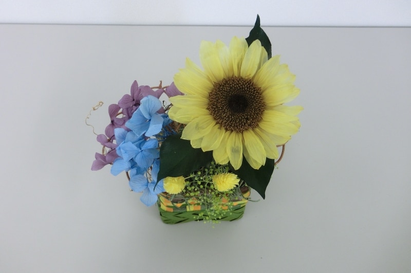 ひまわりのアレンジメント