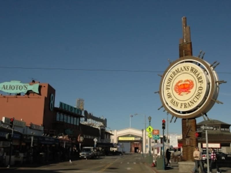 サンフランシスコの有名観光地フィッシャーマンズワーフ