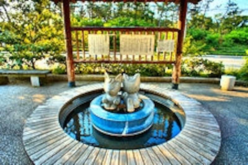 瀬波温泉の足湯