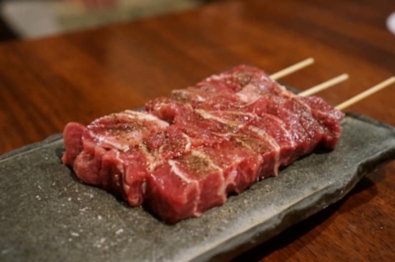 ツコメカミの串焼き