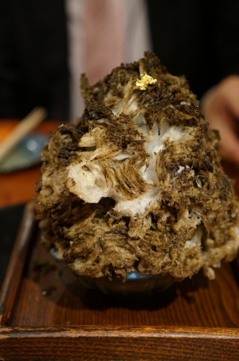 ほうじ茶のかき氷