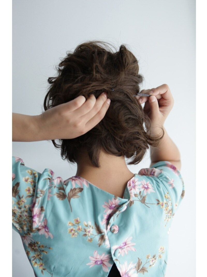 ピン三本で出来るアレンジ