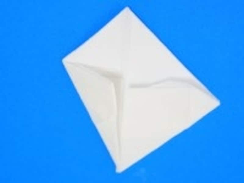 もう一度折り上げてください