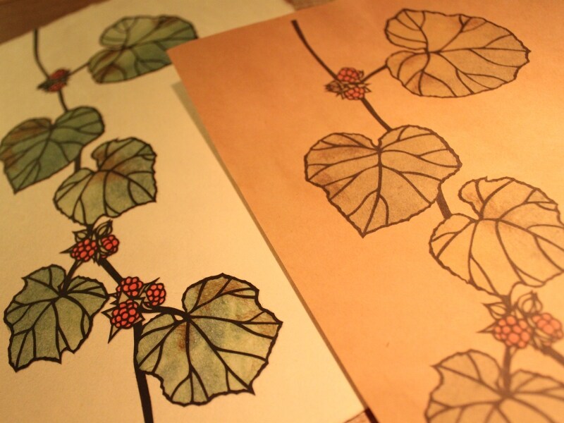 オリジナルの切り絵