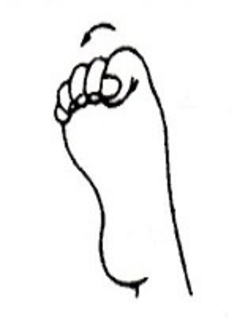 足指じゃんけん「グー」