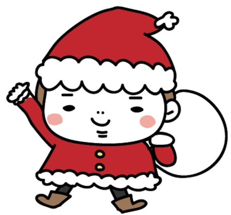 男の子　クリスマス　イラスト　カラー　かわいい