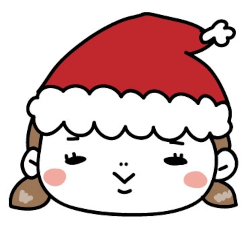 女の子　クリスマス　イラスト　カラー　かわいい