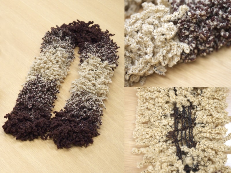 指編みマフラー