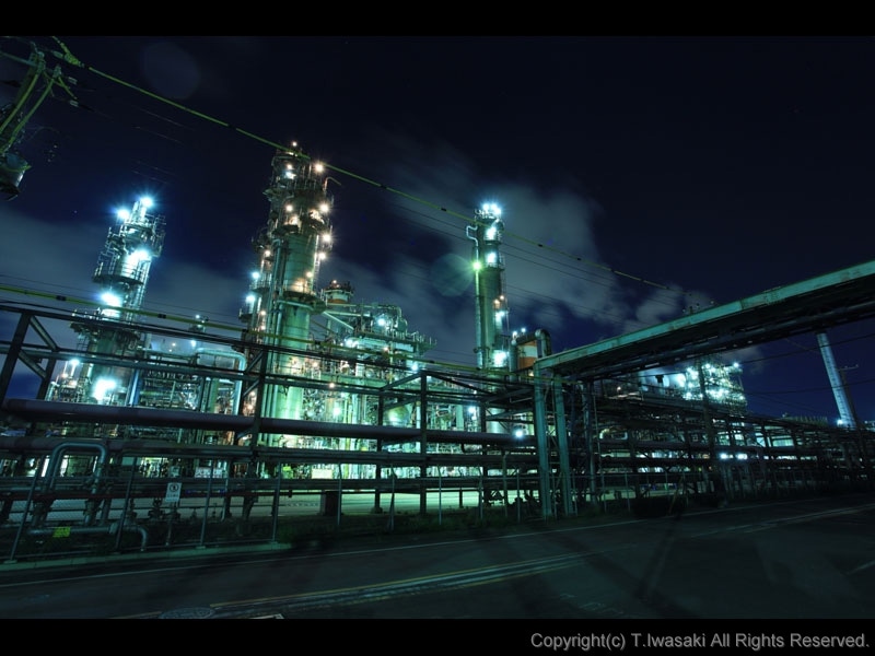 浮島町の工場夜景