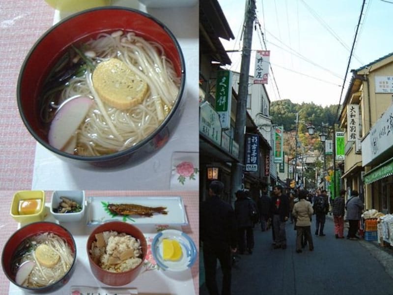 長谷寺の参道のお店で頂く「にゅうめん」