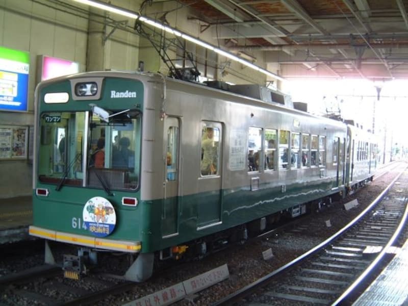 北野白梅町・四条大宮と嵐山を結ぶ嵐電