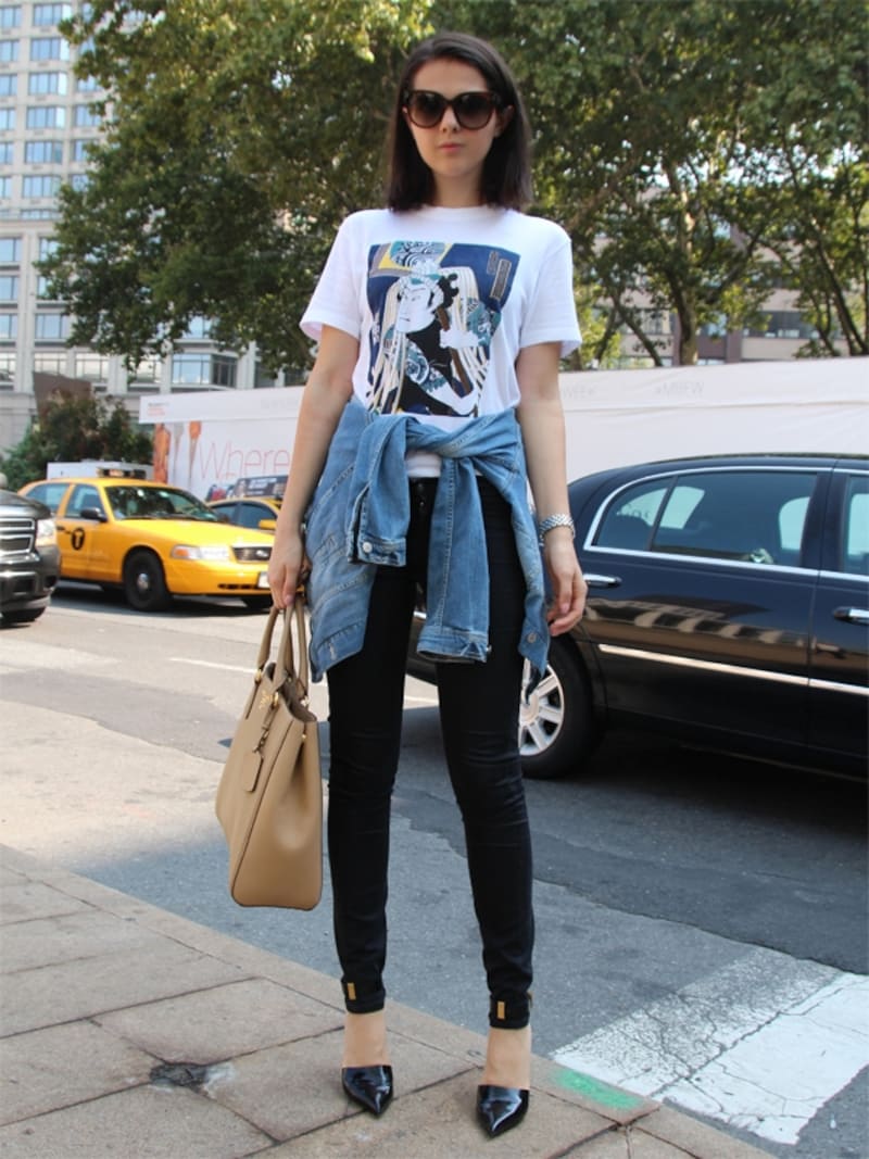 Ｇジャンを腰巻き