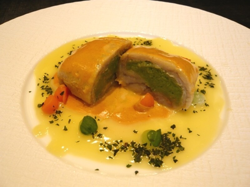 舌平目抹茶風味詰物