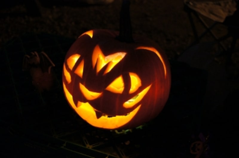 カボチャのデコレーション