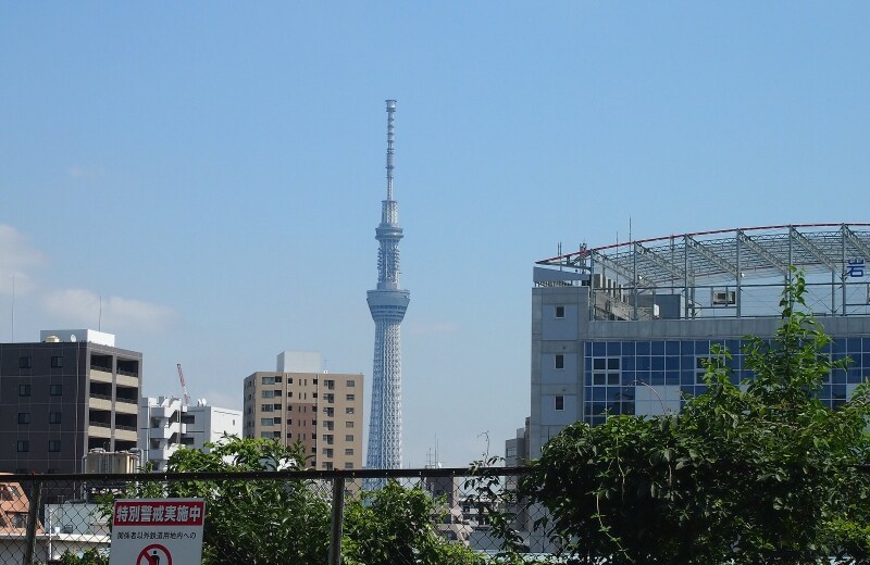 このあたりから線路は見えなくなる