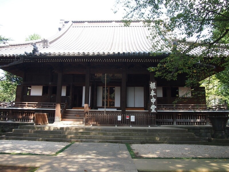 かつての本堂は東京国立博物館前の池あたりにあったが、上野戦争で消失した