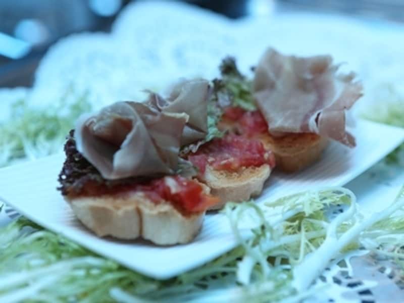 イベリコハムトースト