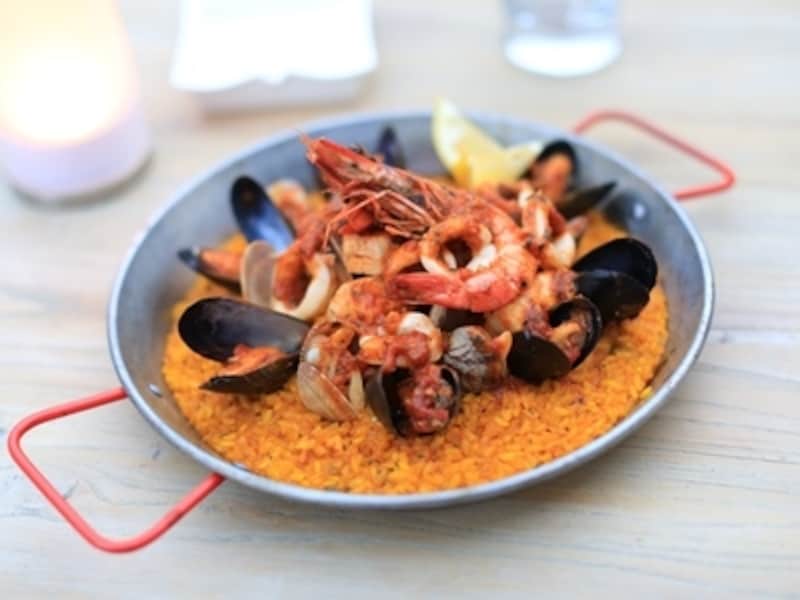 スペイン料理の代表格ともいえるパエリアも