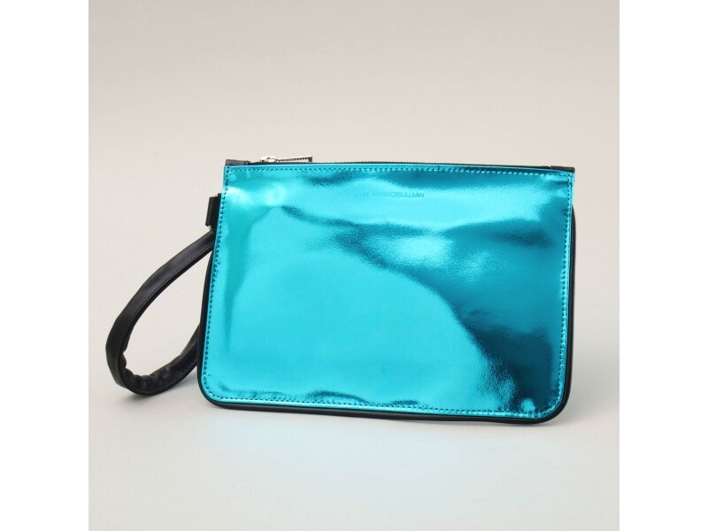 JOHN LAWRENCE SULLIVAN(ジョンローレンスサリバン) ストラップ付き メタリック レザー クラッチ バッグ（13AW）