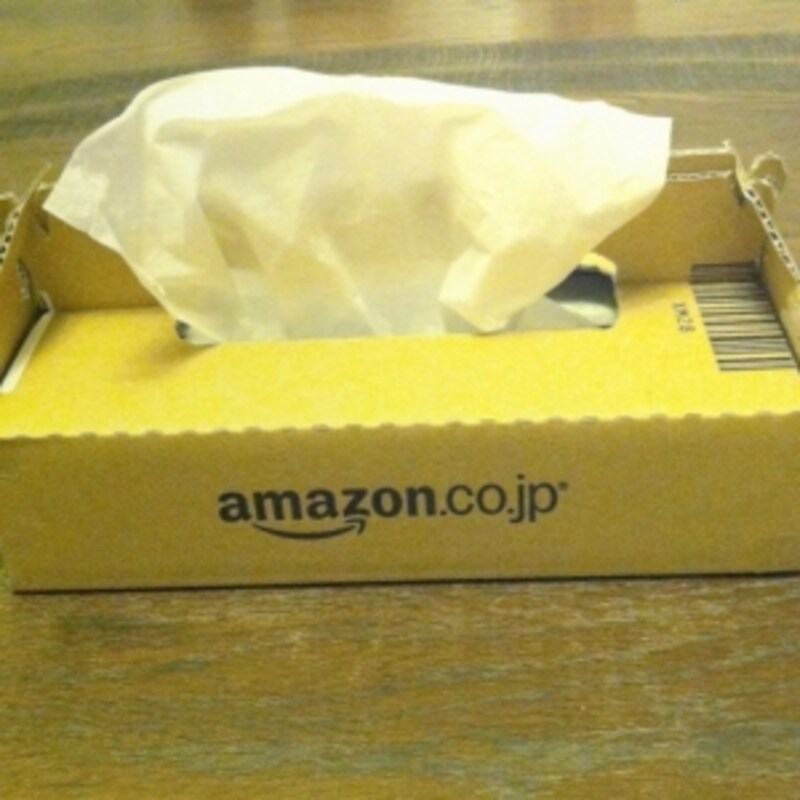 大好きなamazon段ボールでティッシュケース 収納 All About