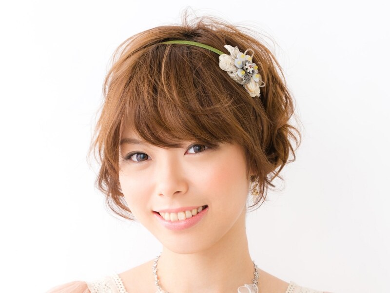 ショートヘアパーティアレンジ