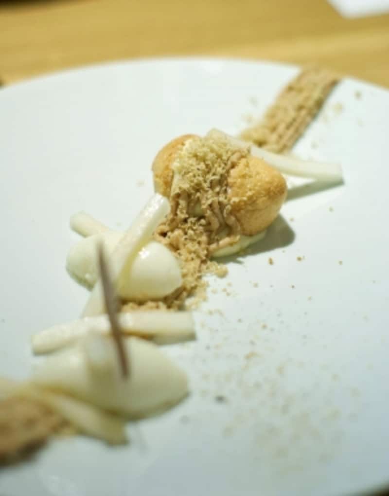 フランス産栗と洋ナシ