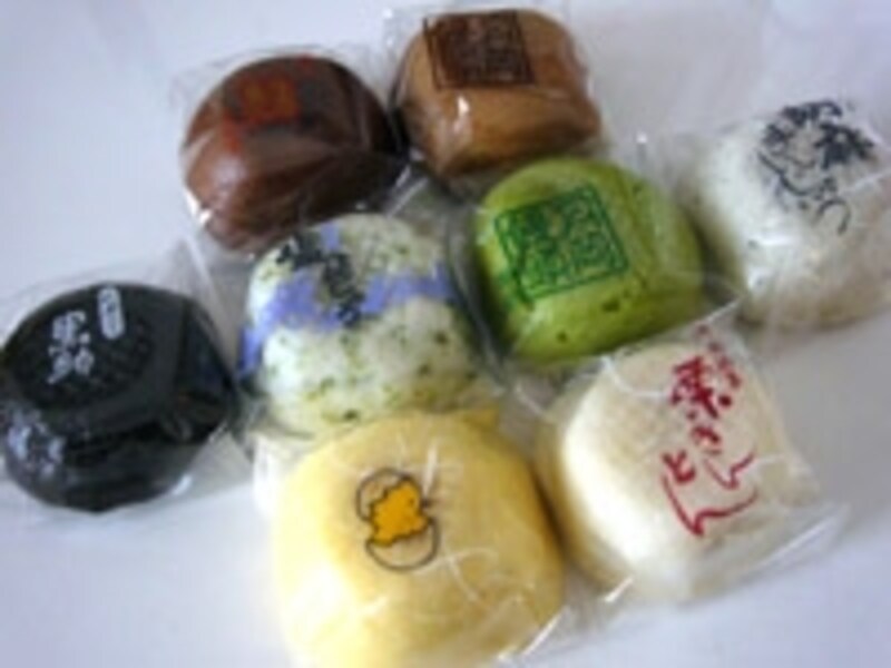 結城堂の温泉まんじゅう、美味しかった