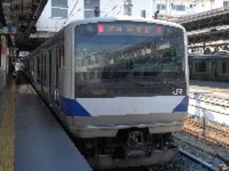 まずは常磐線・勝田行き普通電車に乗車