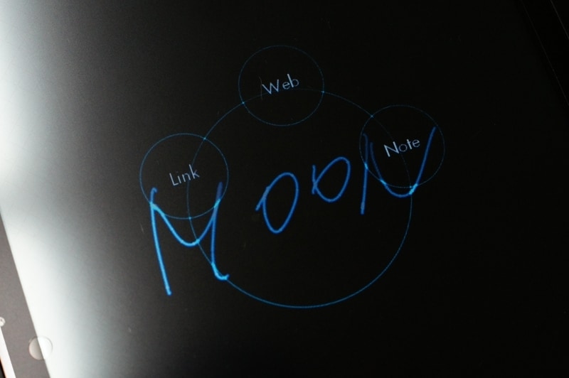 手書き文字にコマンド操作