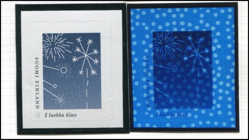 美しい花火切手