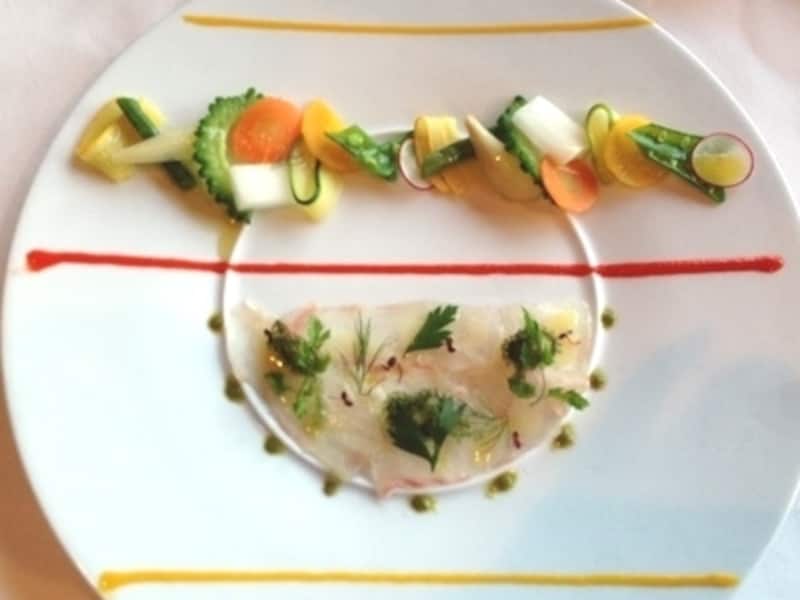 「ディープブルー」のディナー