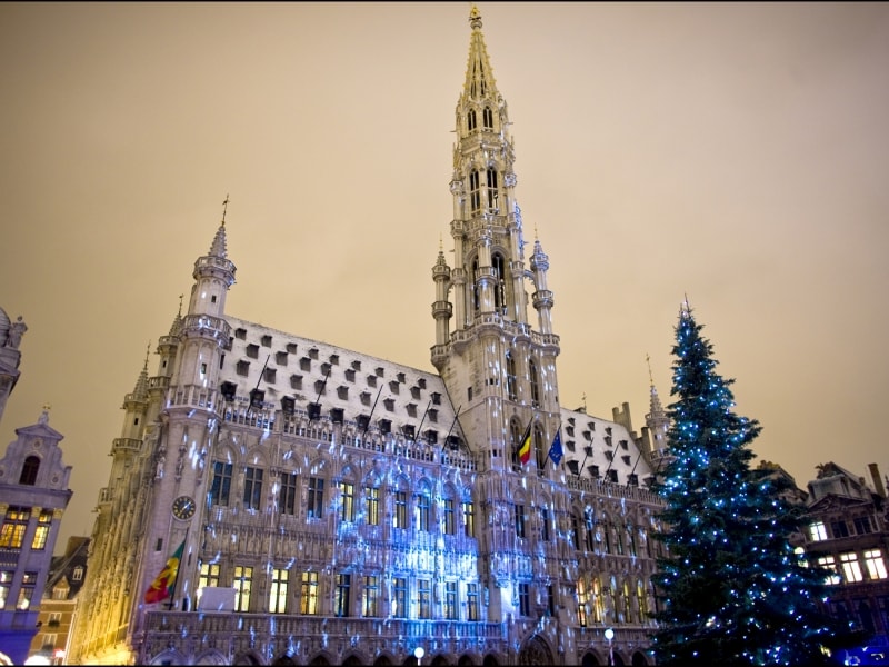 数あるグランプラスの中で一際美しい