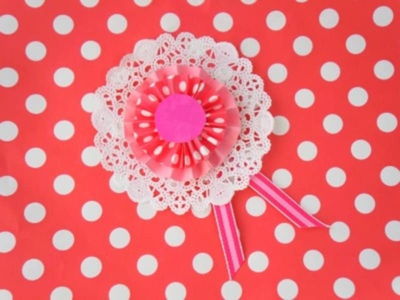 ロゼットリボン