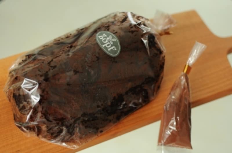 ココアの小袋がついてくる