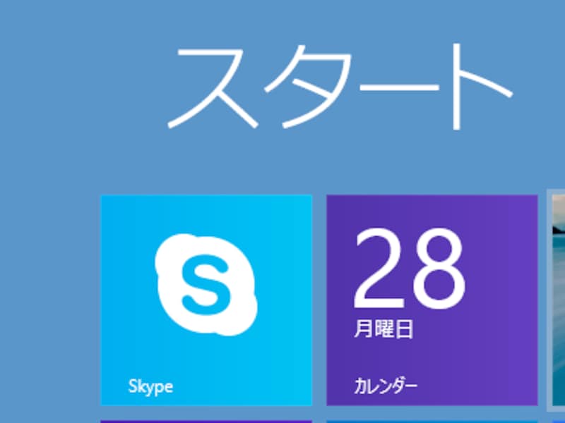 Skypeアプリ