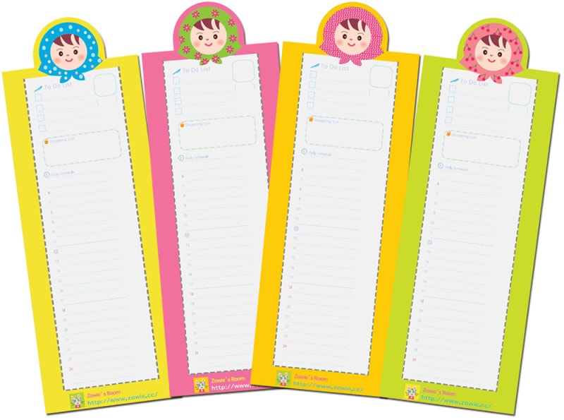 Zowie's Room 手帳リフィル無料ダウンロード