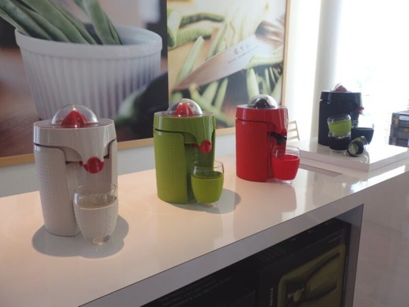 島津さんがデザインしたジューサー