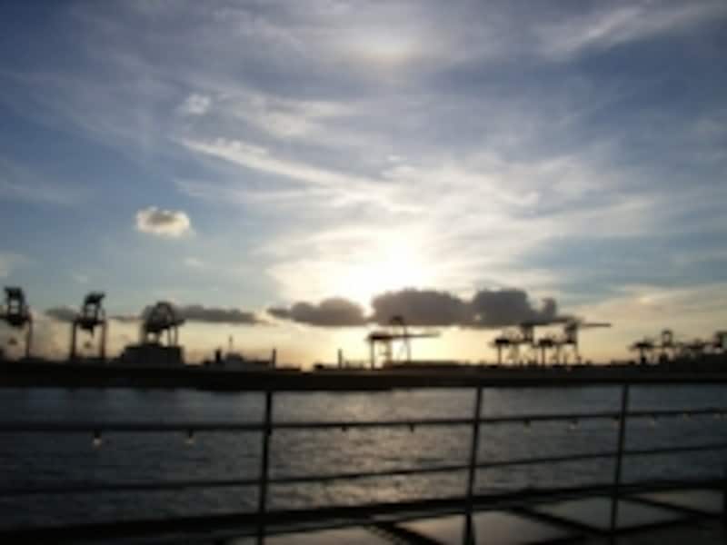 トワイライトクルーズで観た夕景