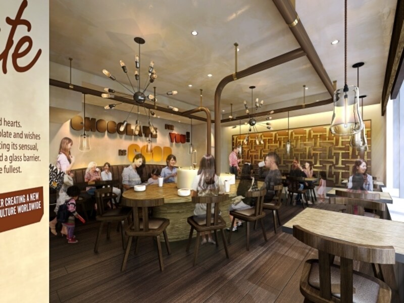 MAX BRENNER CHOCOLATE BAR 表参道ヒルズ店内