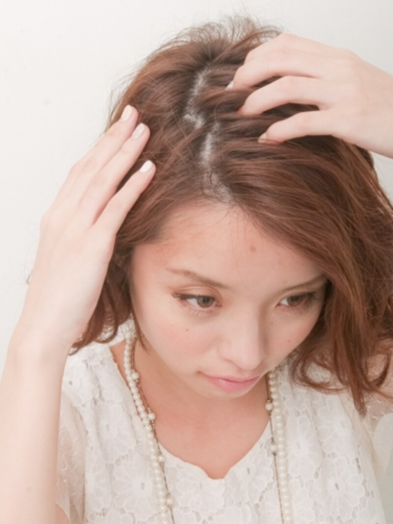 ７：３に指でラフに分けとる