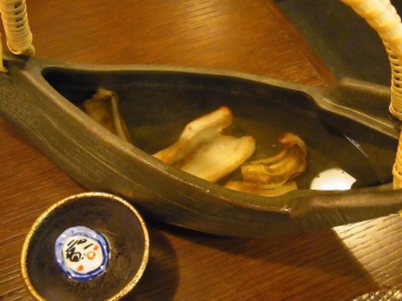 あなご骨酒（２合1500円）