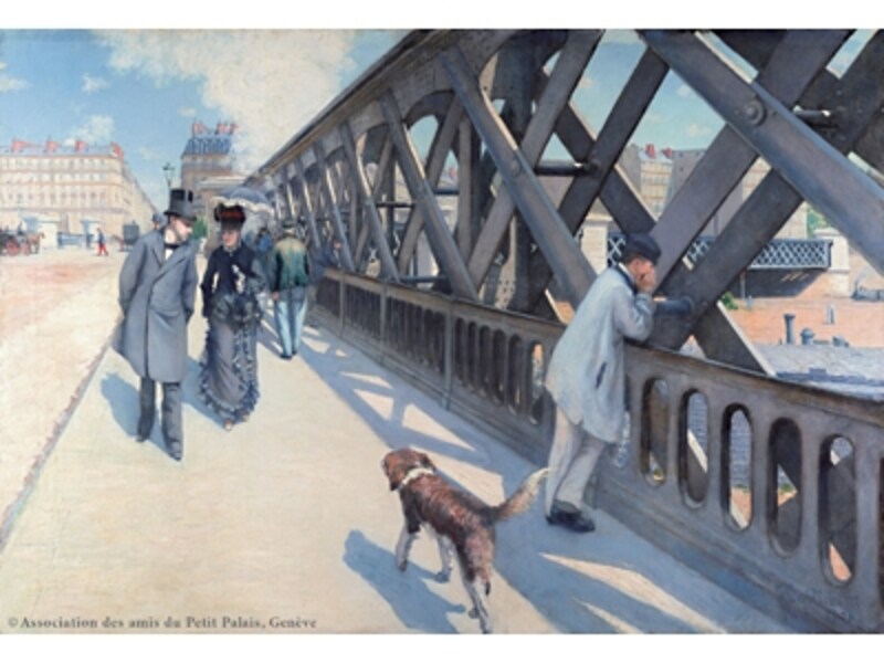 ヨーロッパ橋》1876年、アソシアシオン・デ・ザミ・デュ・プティ・パレ、ジュネーヴ蔵 (c)Association des amis du Petit Palais, Gen?ve