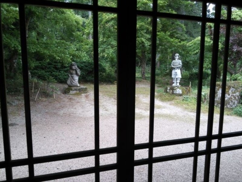 姫のそば ゆかり庵の庭