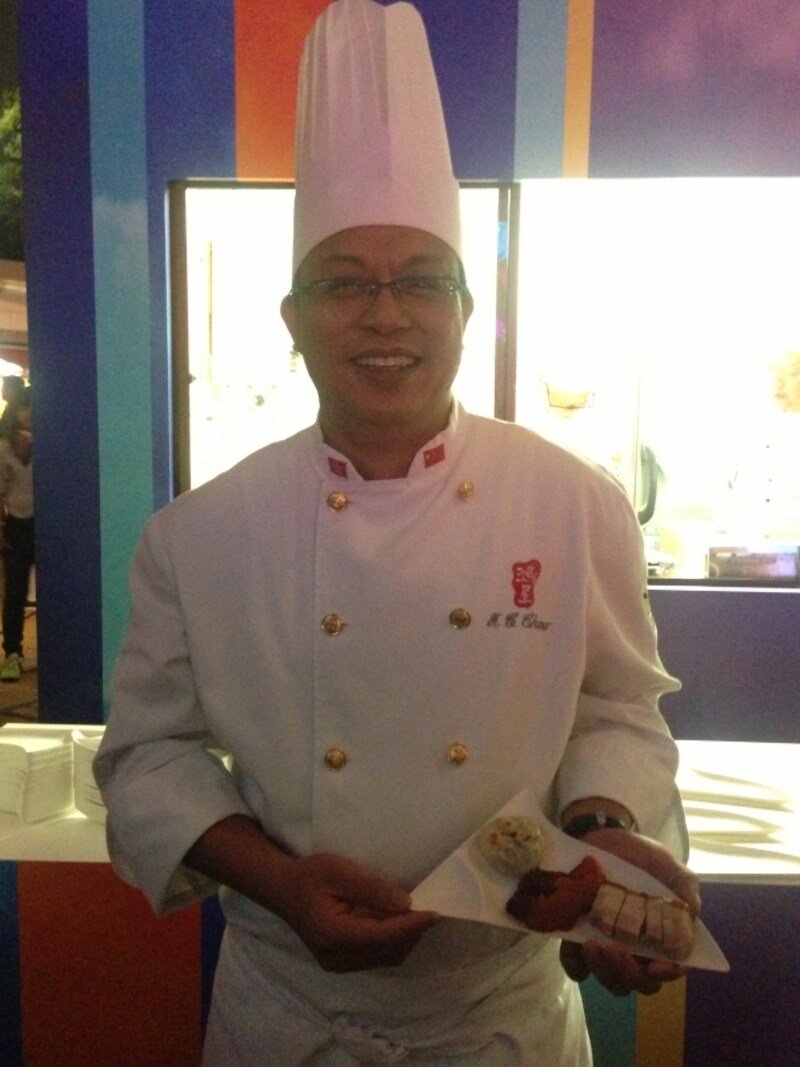 「鴻星海鮮酒家」でエグゼクティブシェフを務めるチョウ・クェンチュン氏