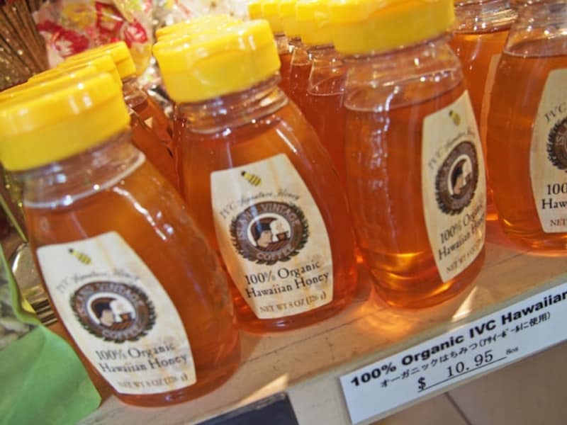 お土産に人気の100%オーガニックはちみつ(10.95ドル)