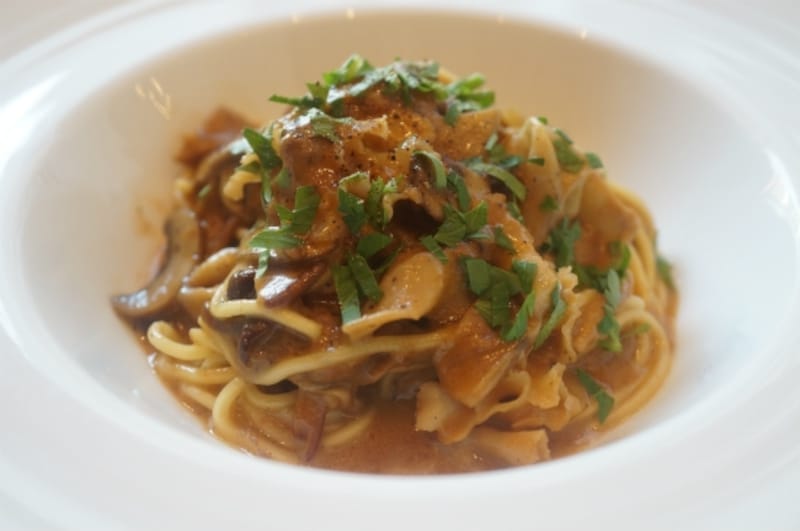 イタリア産ポルチーニ茸のパスタ